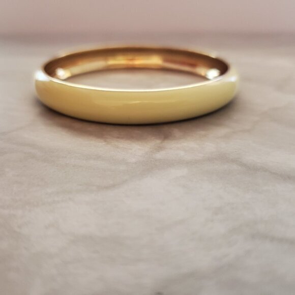 💕 J.Crew Cream Enamel Bangle Bracelet 💕 - Picture 5 of 9